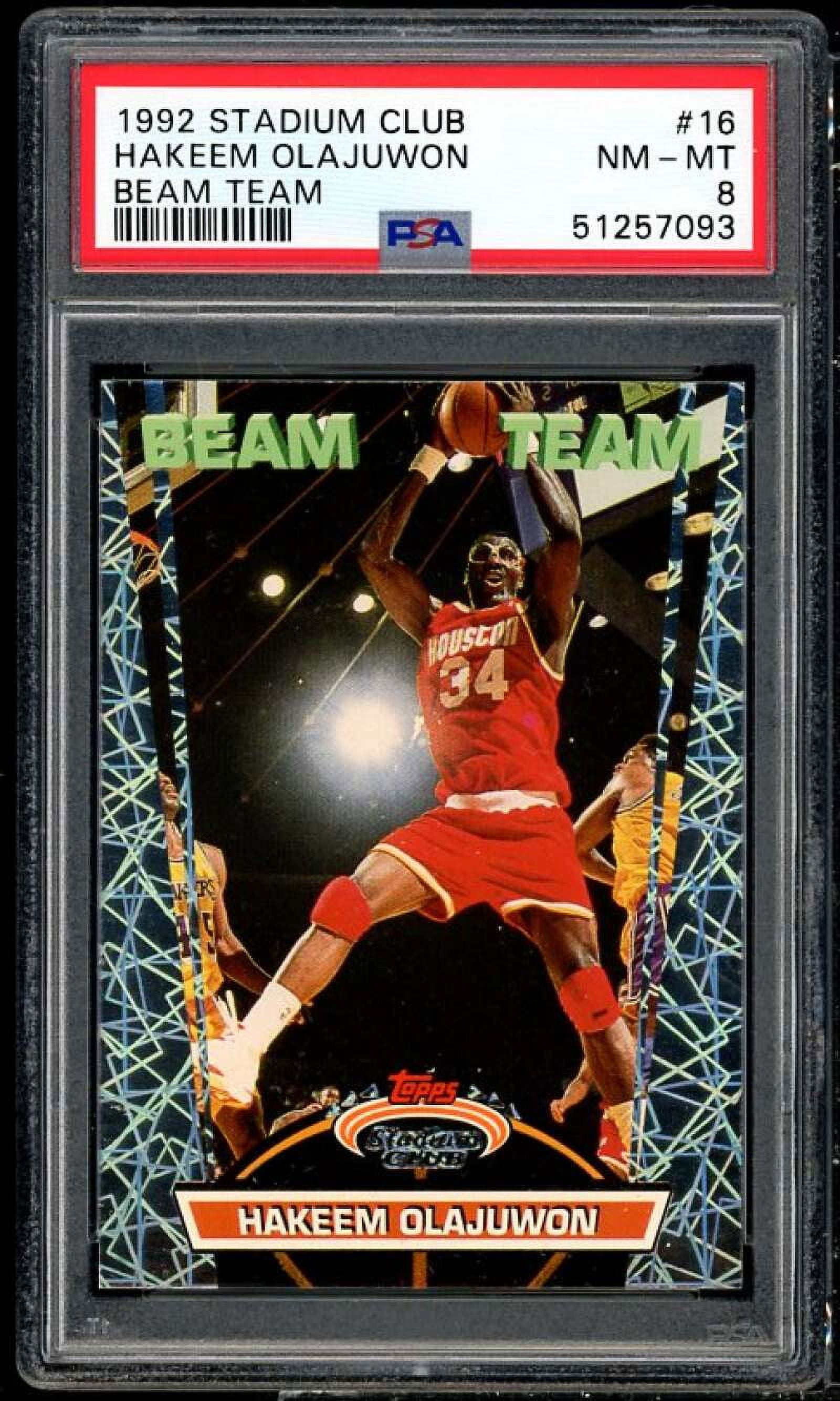 akeem olajuwon rookie card