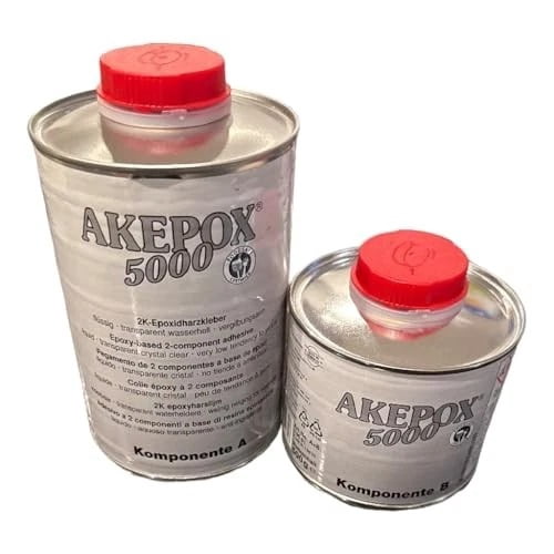 Akemi Akepox Epoxy 5000 Flowing Adhesive, 1.5 kg  Low-Viscosity 2-Component Epoxy for Stone, Marble & Crack Repair, Indoor & Outdoor Use