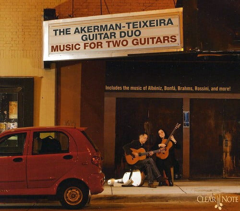 Akerman-Teixeira Guitar Duo - Music for Two Guitars - Classical - CD