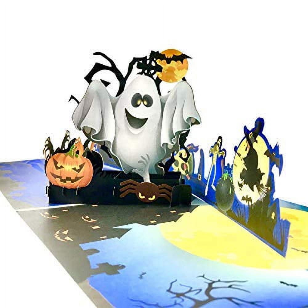 Haunted House Pop-up Card Template | Halloween Pop-up Card Template - So Fontsy - View #9