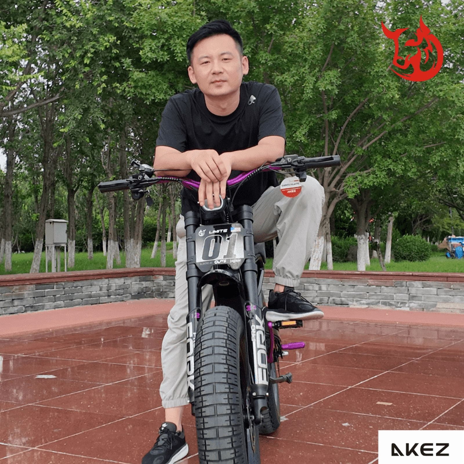 Akez 1500W Electric Bike, UL2849 Certified, 48V 18Ah Battery, US Stock - High-Power E-Bike for Commuting & Off-Road Adventure