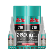 Akfix 710 Stone and Marble Fast Adhesive with Activator-2 Pack