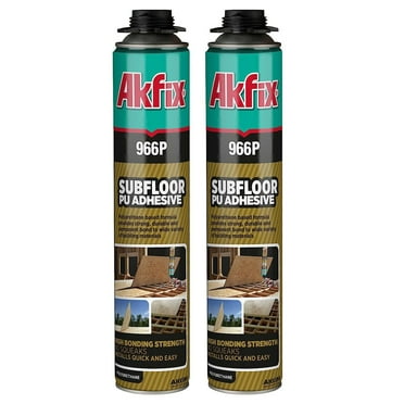 Akfix 966P Subfloor Polyurethane Adhesive Gun Foam 30 oz-2 Pack