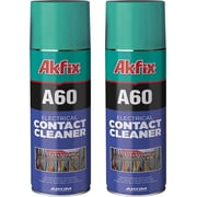 Akfix A60 Electrical Contact Cleaner Spray, Fast Drying 12 oz, 2 Pack