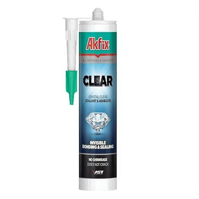 Akfix Clear Elastic Adhesive Sealant AST Hybrid Polymer Clear Sealer