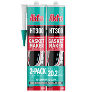 Akfix HT300 High Temp Silicone Gasket Maker, Red 10.1 fl oz-2 Pack