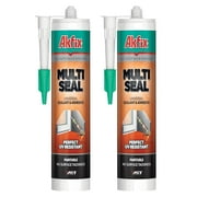 Akfix Multiseal Hybrid Polymer Sealant - Versatile All-Weather Adhesive 9.8 oz-2 Pack