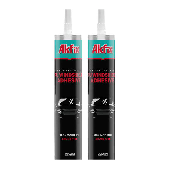 Akfix Polyurethane Windshield Adhesive 10.1 fl oz-2 Pack