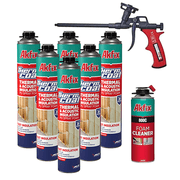 Akfix Thermcoat Closed Cell Spray Foam Insulation-120 Board feet 6 Pack Set