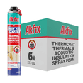 thumbnail image 1 of Akfix Thermcoat Spray Foam Insulation - Fire Rated Closed Cell Foam - 120 Board Feet (1" Coverage) - Up to R-11.3 at 2" - 6 Pack, 1 of 5
