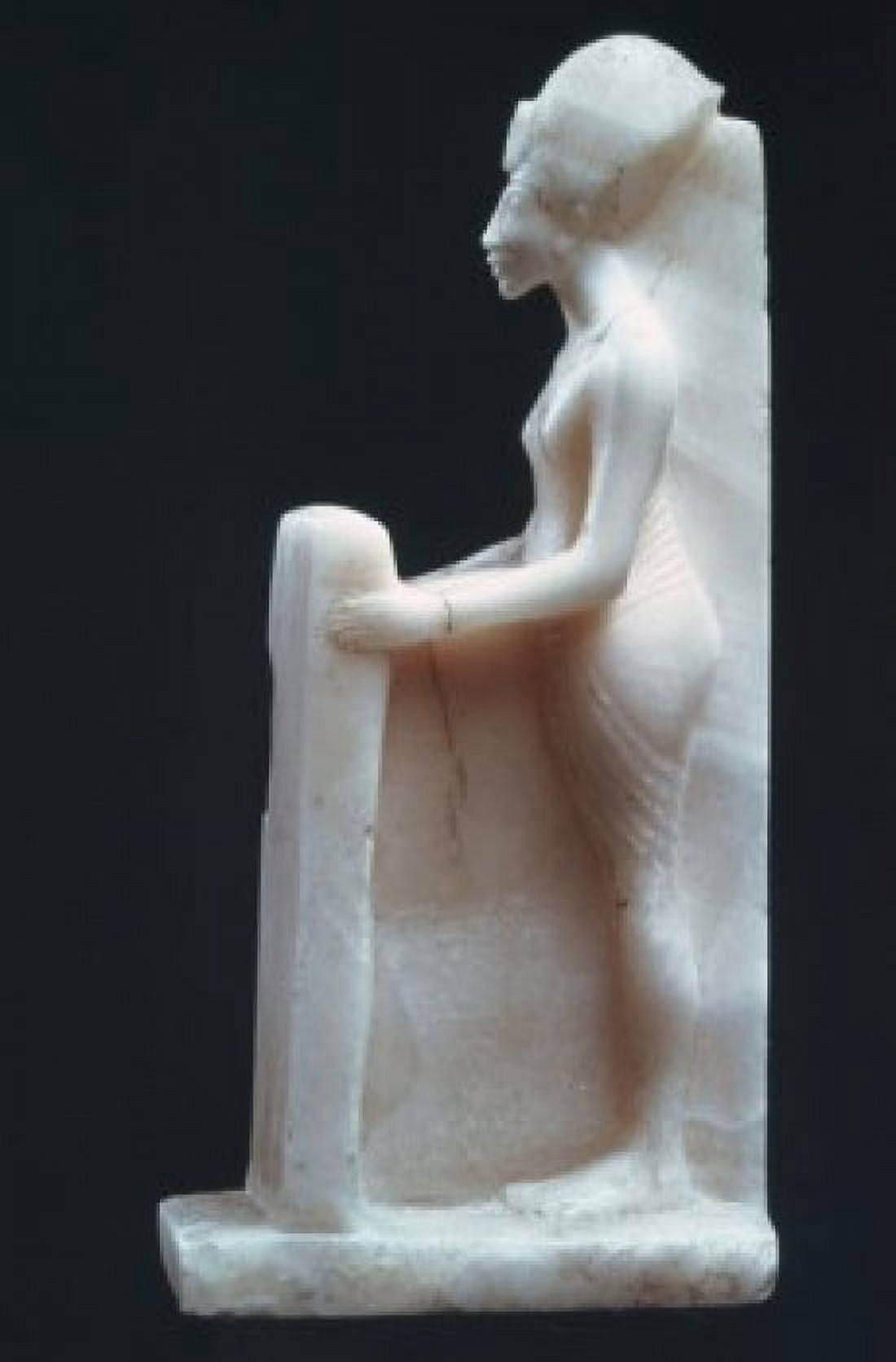 Akhenaten Statuette 1350 BC Egyptian Art Alabaster Staatliche Museen Berlin Germany Canvas Art - (24 x 36)