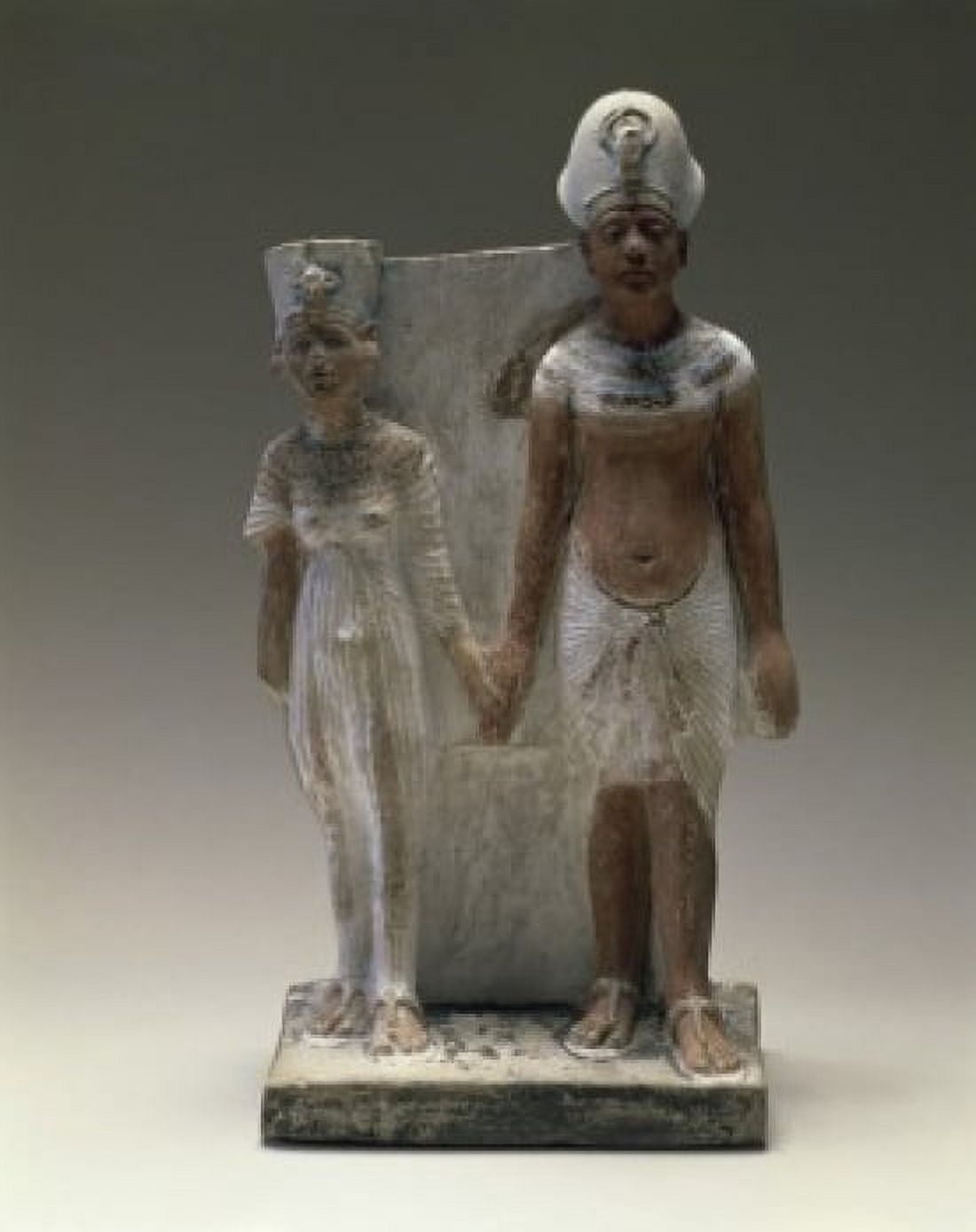 Akhenaton and Nefertiti Egyptian Art Canvas Art - (24 x 36)