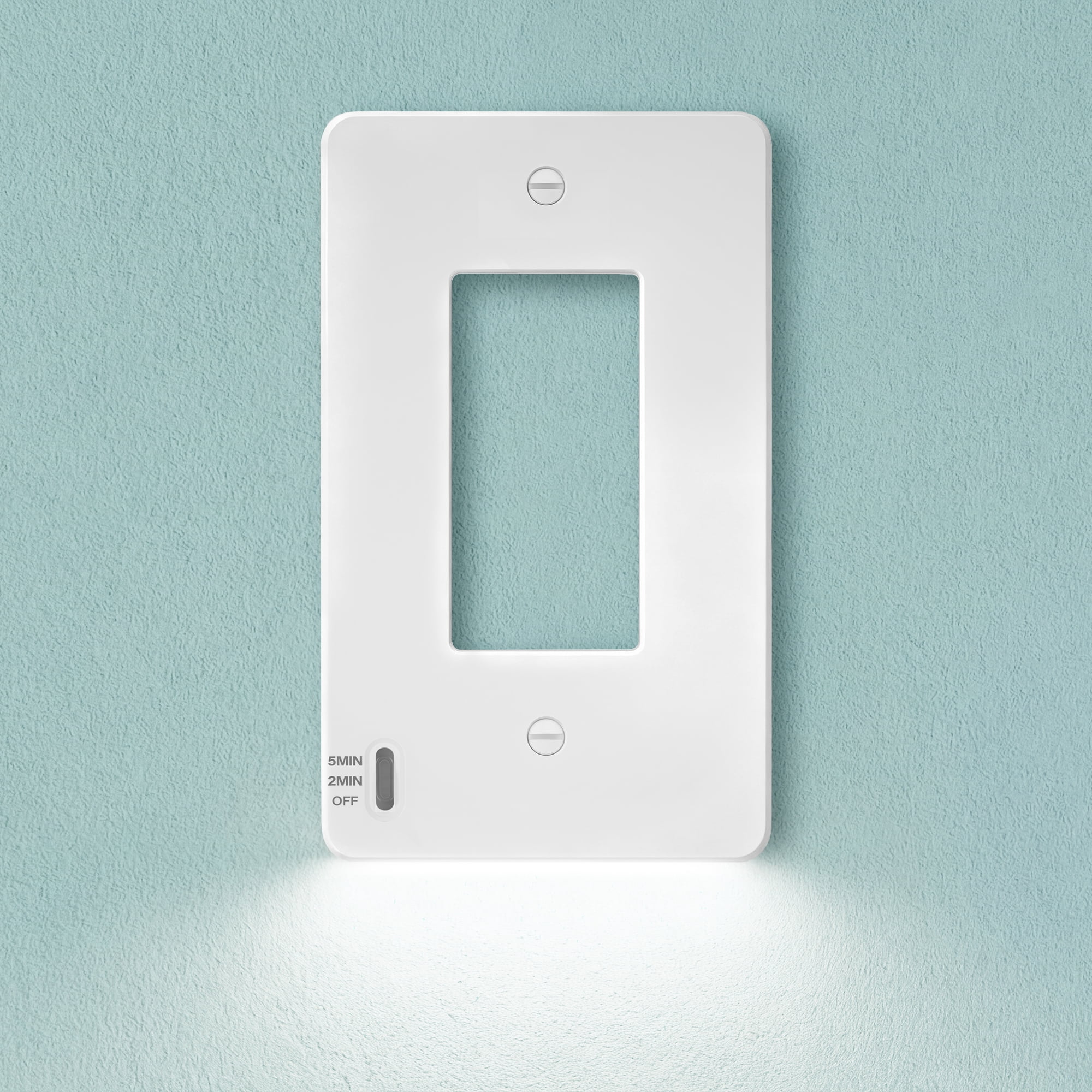 Akicon 1-Gang Matte Finish Switch Plate Cover with Automatic Radar ...