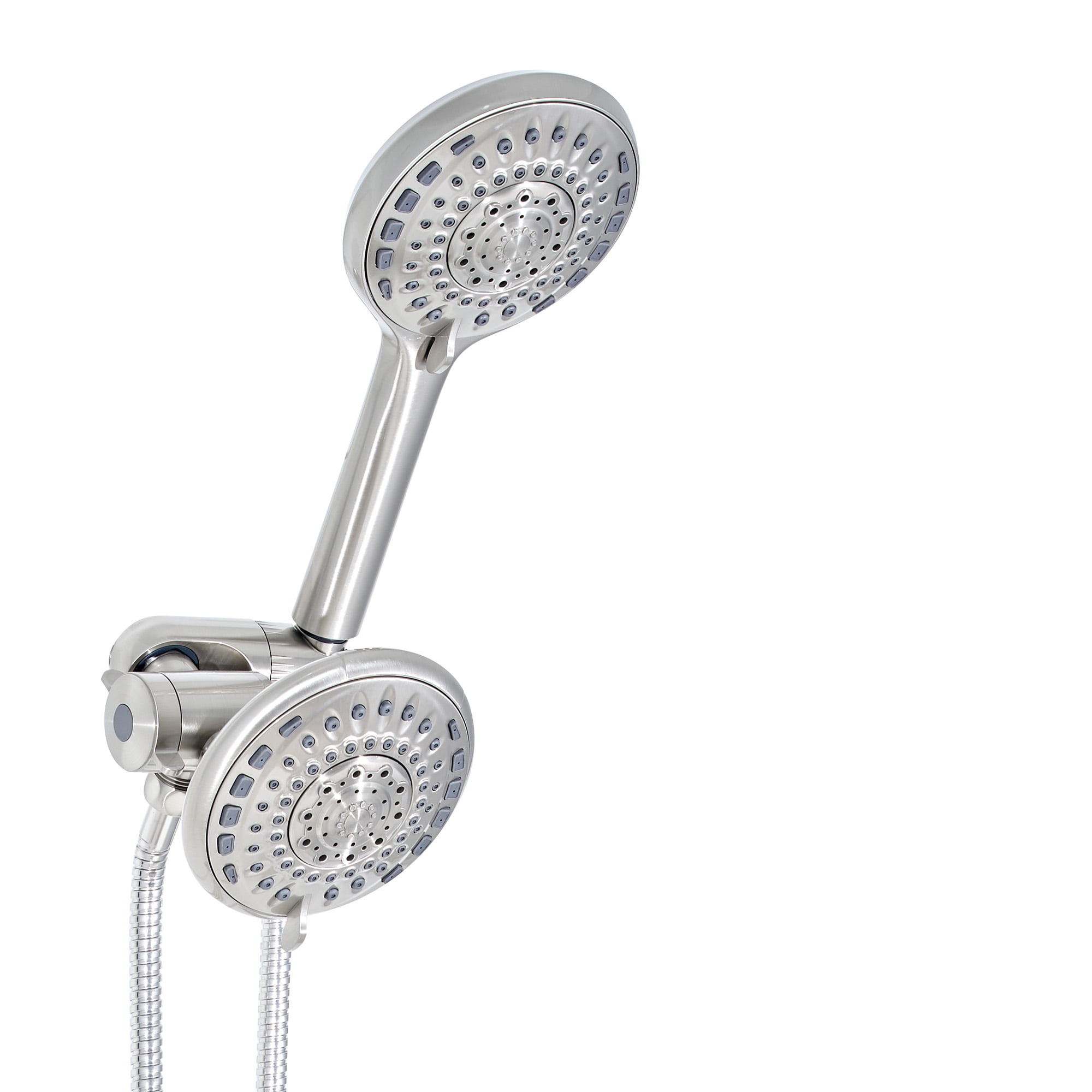 Akicon 2-in-1 Rain Shower Head with Handheld Spray Combo, 6-Setting High Pressure Dual Shower Head for Bathroom, 2.5 GPM Flow Rate, Showerhead System with Adjustable Angle, Anti-Clog Nozzles