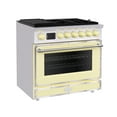 thumbnail image 1 of Akicon 36 Inch Freestanding Gas Range with 6 Sealed Burners Cooktop, 5.2 Cu.Ft. Natural Gas/LP Convertible-CYSCYSA1, 1 of 3
