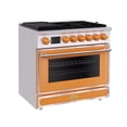 thumbnail image 1 of Akicon 36 Inch Freestanding Gas Range with 6 Sealed Burners Cooktop, 5.2 Cu.Ft. Natural Gas/LP Convertible-TOSTOSA1, 1 of 3