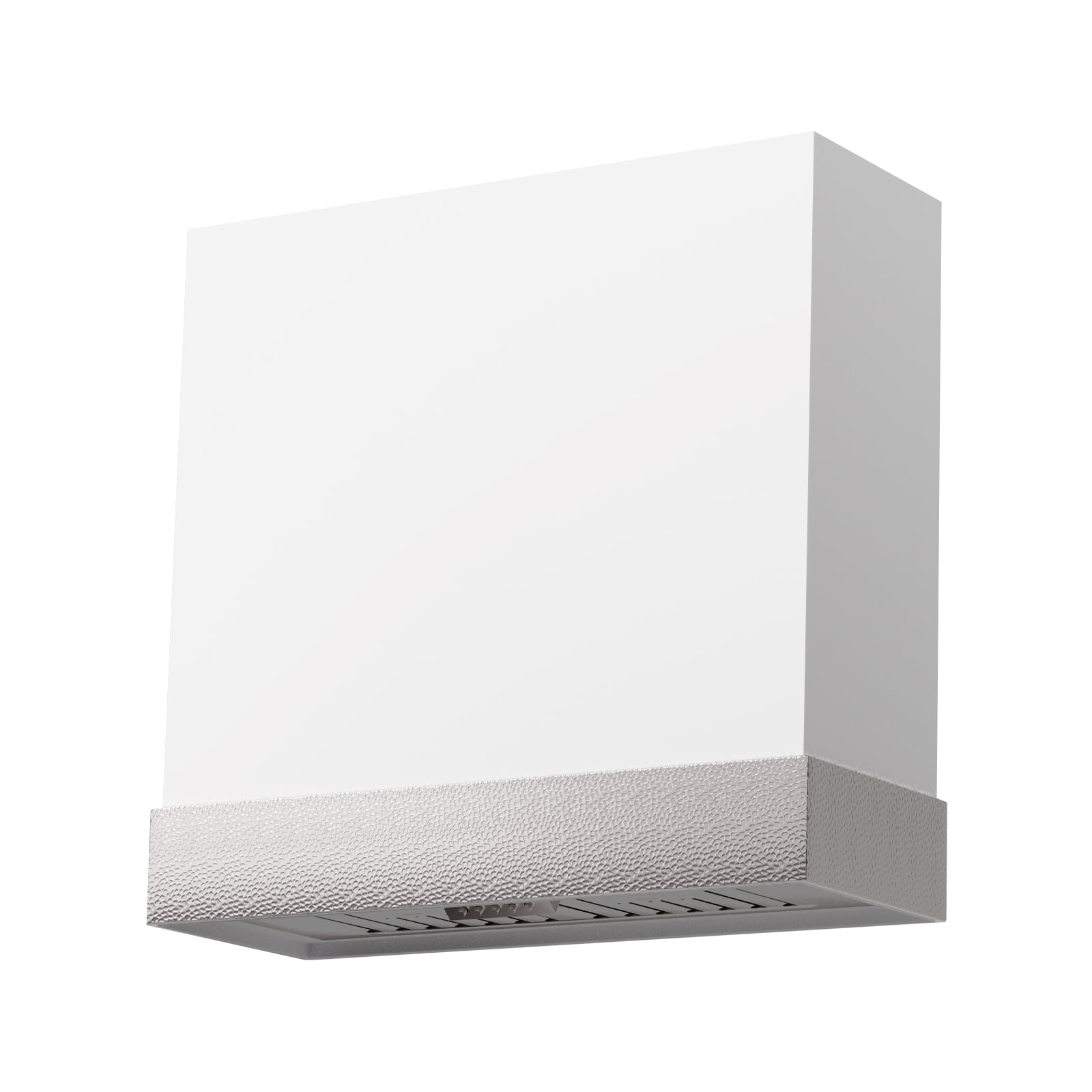 30-Inch White and Copper Wall Mounted Stainless Steel Range Hood