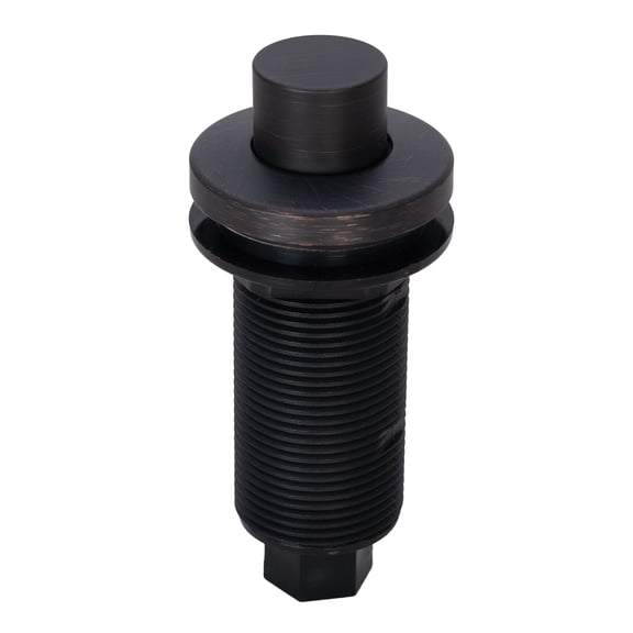 Akicon Air Switch Kit for Garbage Disposal, Sink Top/Counter Waste Disposal On/Off Switch Kit Brass Push Button, 2-1/2" Max Countertop Thickness-Oil Rubbed Bronze