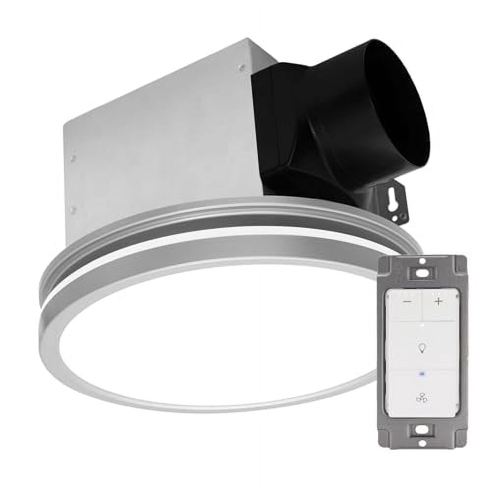 Akicon Bathroom Exhaust Fan with Light and Dimmer Switch, 80 CFM 2.0 ...