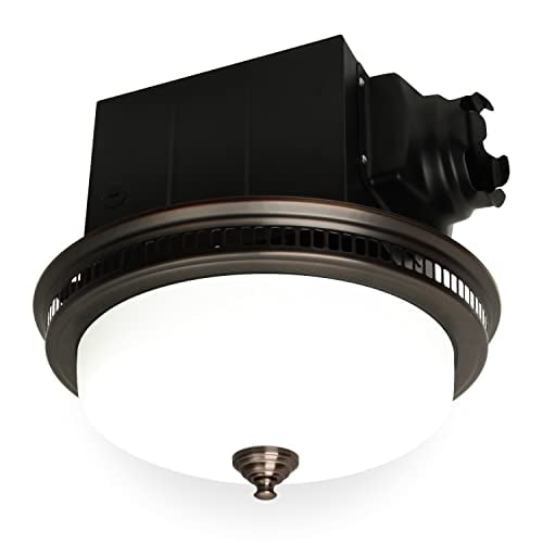 Akicon Bathroom Exhaust Fan with Light, Ultra Quiet 110 CFM 1.5 Sones ...