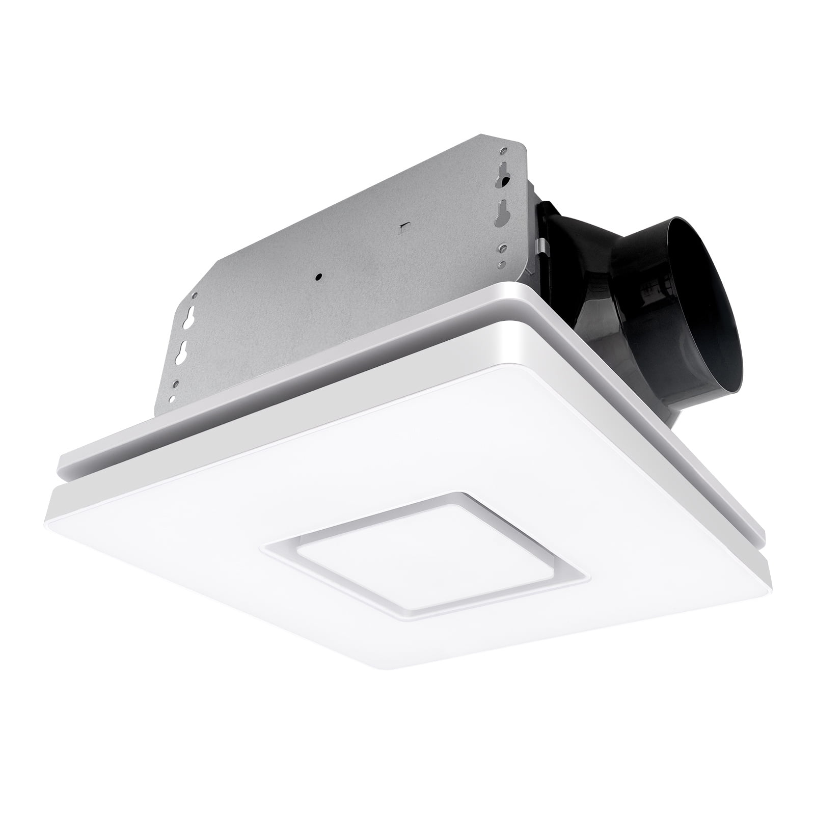 Akicon Bathroom Exhaust Fan with Shower Light, 90 CFM, 1.5 Sones Bathroom Fan Light Combo, 15W