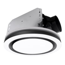 Akicon Exhaust Fan with Light, DC Ultra-Quiet Bathroom Fan, 50-80-100 ...