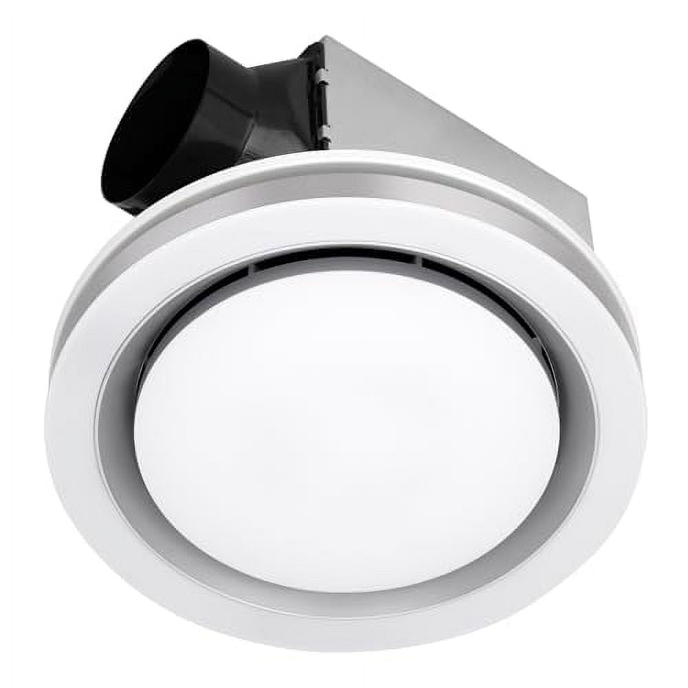 Akicon Exhaust Fan with Light, 90 CFM, 1.5 Sones Bathroom Exhaust Fan ...