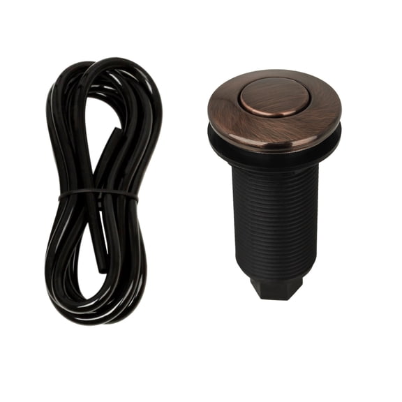 Akicon Garbage Disposal Air Switch Kit, Sink Top Counter Top Air Switch, On/Off Garbage Disposal Button for Food Waste Disposer, UL Listed Antique Copper