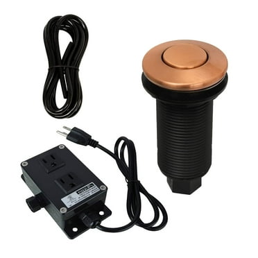 Akicon Garbage Disposal Kitchen Air Switch Kit Copper