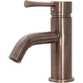 thumbnail image 1 of Akicon Modern Single Hole Bathroom Faucet, Solid Brass Small Bathroom Basin Mixer Tap Hot and Cold Water Faucet-Antique Copper, 1 of 9