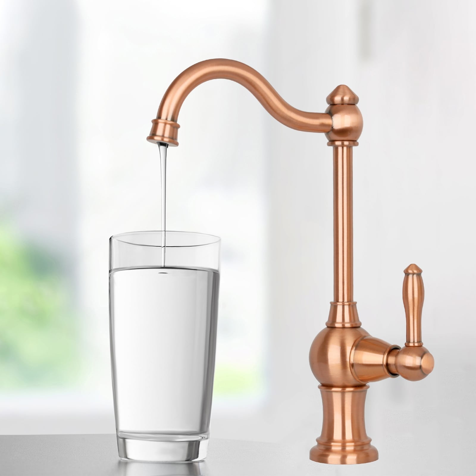 Antique Copper Single Handle Water Filter Faucet
