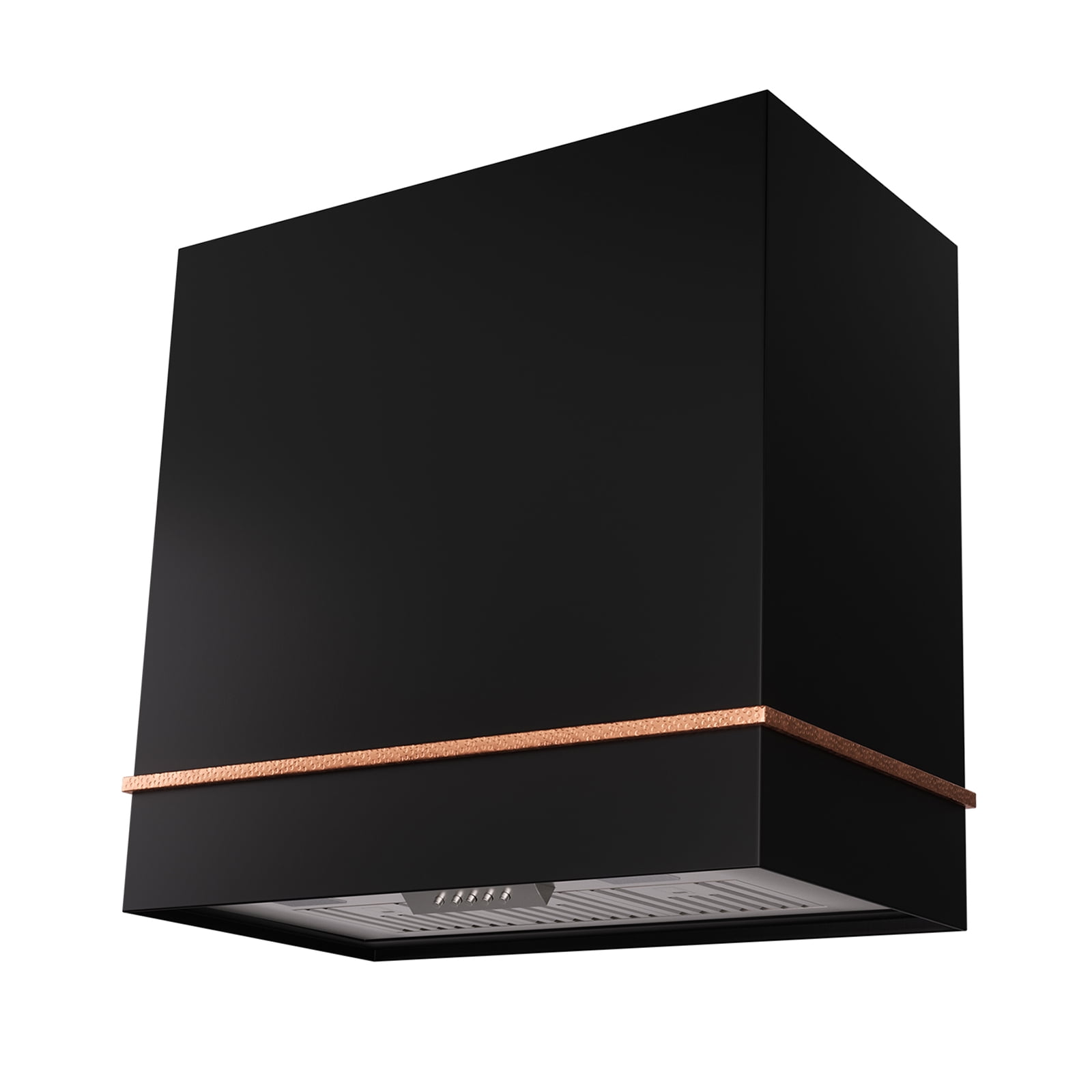 Akicon 30" Black Stainless Steel Wall Mount Range Hood