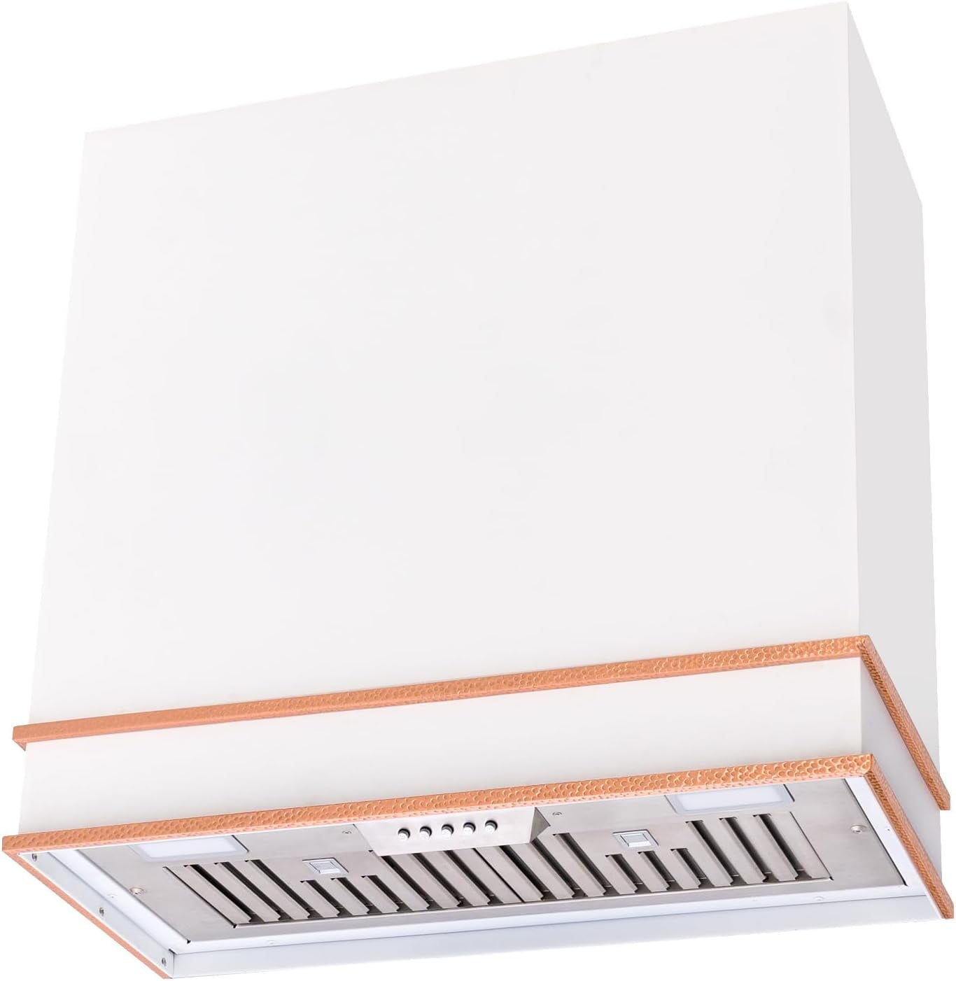 Akicon 36" Black and Copper Stainless Steel Wall Mounted Range Hood