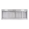 thumbnail image 1 of Akicon Range Hood 48 Inch, 1200 CFM Stainless Steel Range Hood Insert with 4 Speed Control, 2-LED Lights & Nightlight, Baffle Filters, 1 of 11