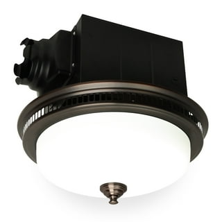 Decorative bathroom exhaust fan deals with light and heater