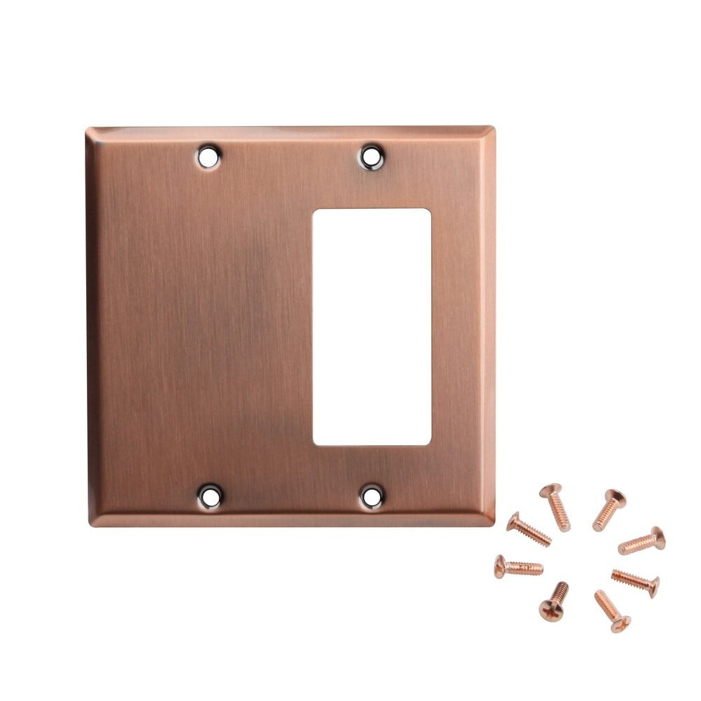 Copper Finish Stainless Steel Wall Switch Plate Cover