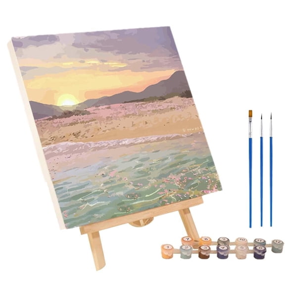 Akifronte Easy mber Painting Set For Home Decors - Framed DIY ers Canvas