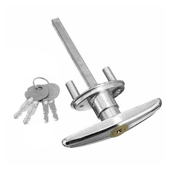 Akifronte Garage Door Lo T Handle w/2 Keys - iversal Replacement~