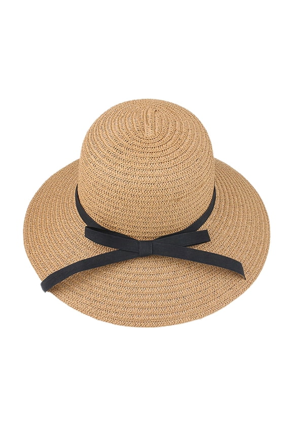 Ladies Women S Hat Straw Spring Summer Floppy Beach Wide Brim Foldable фа