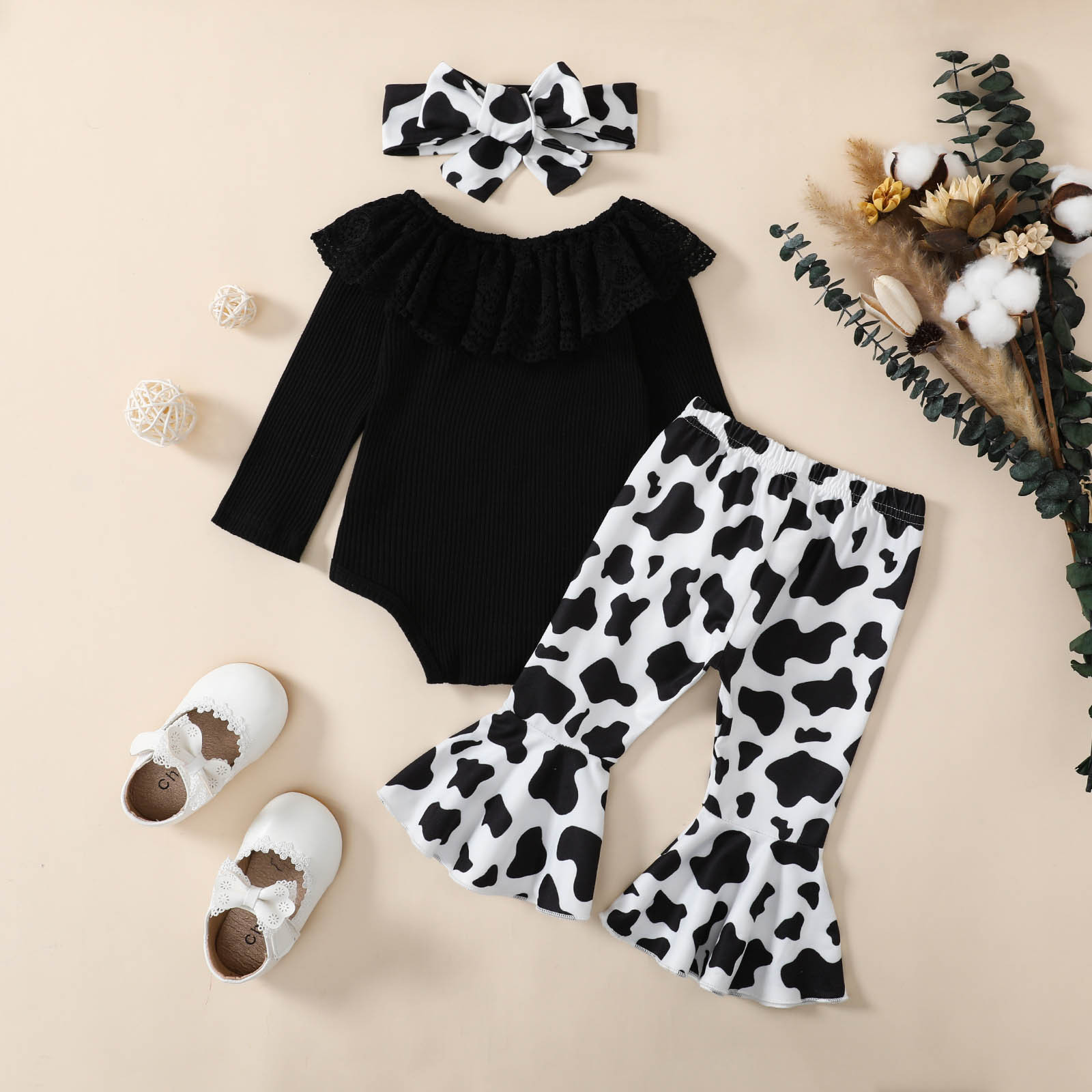 Akiihool 2 Piece Sweatsuits Sets for Girl Toddler Girl Winter Baby Girl