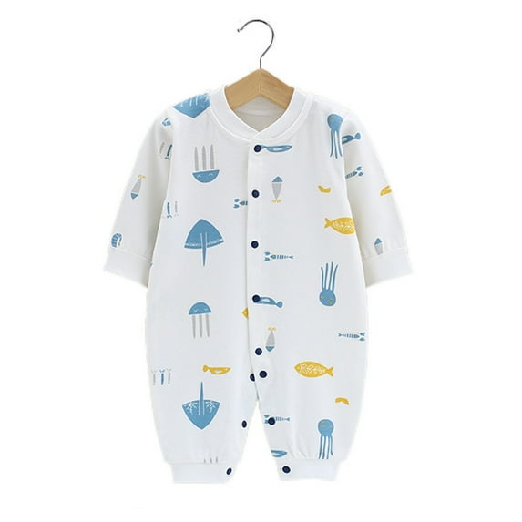 Akiihool Baby Bodysuit Boy Long Sleeve Baby-Boys Long Sleeve Bodysuits for Winter Outfits (Sky Blue,3-6 Months)