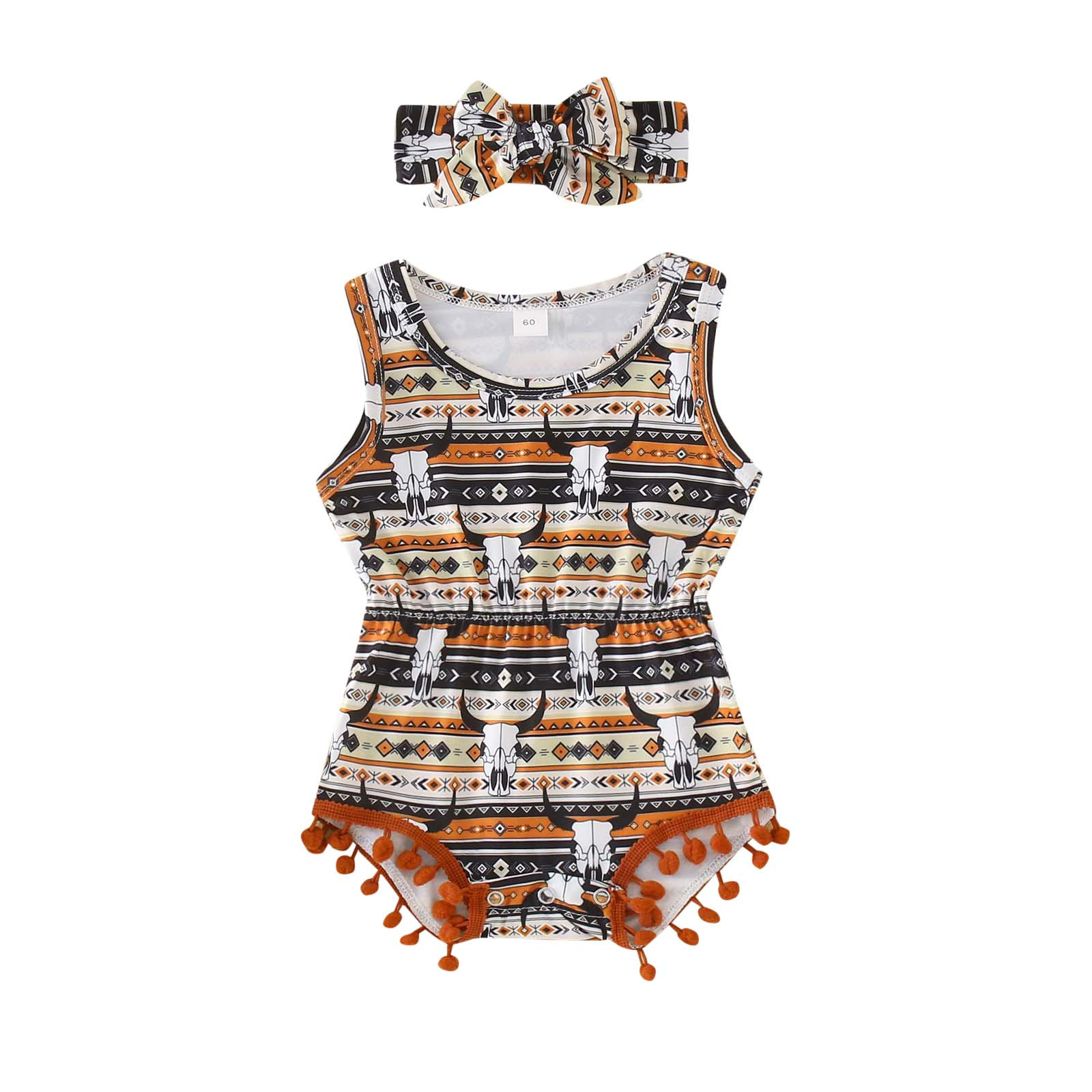 Akiihool Baby Bodysuit Short Sleeve Baby Girls Clothes Ribbed Romper