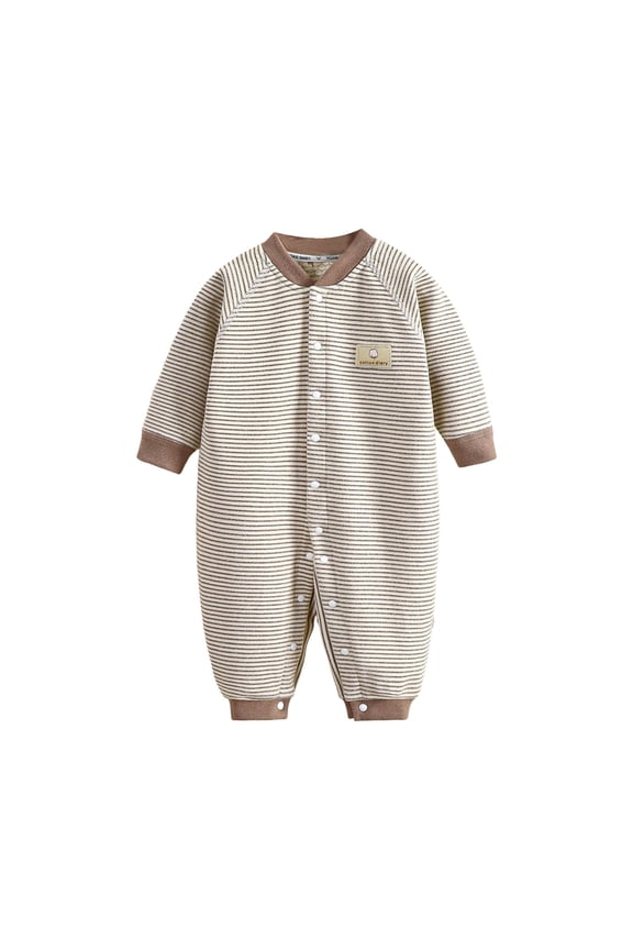 Baby Boy Long Sleeve Bodysuit Vintage Camo Baby One Piece, Infant Long Sleeved Bodysuit, Ultra Soft Tri-Blend Outfit (Coffee,18-24 Months)