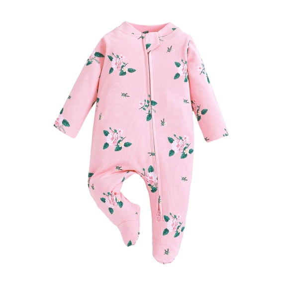 Akiihool Baby Boy Rompers Baby Boy Rompers Cotton Clothes Rompers for Newborn Infant and Baby Boy Pink,6-12 Months