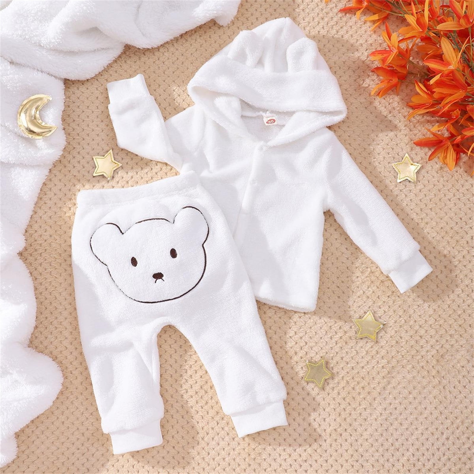 Akiihool Baby Boy Winter Sets Boys Pant Sets Toddler Kids Sweatsuit