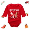 thumbnail image 1 of Akiihool Baby Boys Boys Bodysuits Long-Sleeve Christmas Baby Outfit (Y,6-9 Months), 1 of 2
