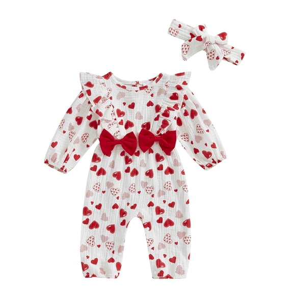 Akiihool Baby Girl Footies Baby Girl Solid Romper Long Sleeve One Piece Winter Jumpsuits Clothes White,0-3 Months