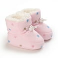 thumbnail image 1 of Akiihool Baby Girls Boots Baby Boy's Girl's Booties Winter Slippers Booties Slipper Sock (Pink,5), 1 of 5