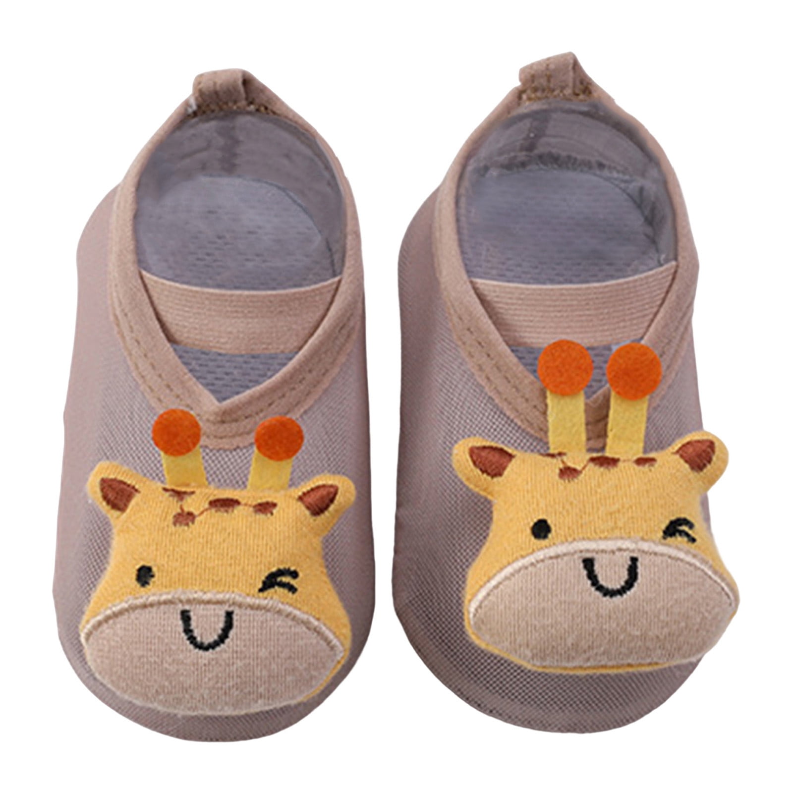 Akiihool Baby Girls Closed Toe Sandals Closed Toe Indoor Casual Shoes