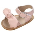 thumbnail image 1 of Akiihool Baby Girls Fashion Sandals Open Toe Ankle Strap Casual Shoes for Toddler , Pink Size 3, 1 of 5